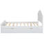 Wood Platm Bed With Headboard And  Trundle