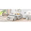 Lit plateforme double avec 6 tiroirs de rangement-863086747