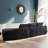 Boneless 133.9" Pure Sponge Soft Seat Sofa-841448342
