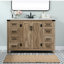 Slayton 48'' Single Bathroom Vanity with Engineered Marble Top-1632906611
