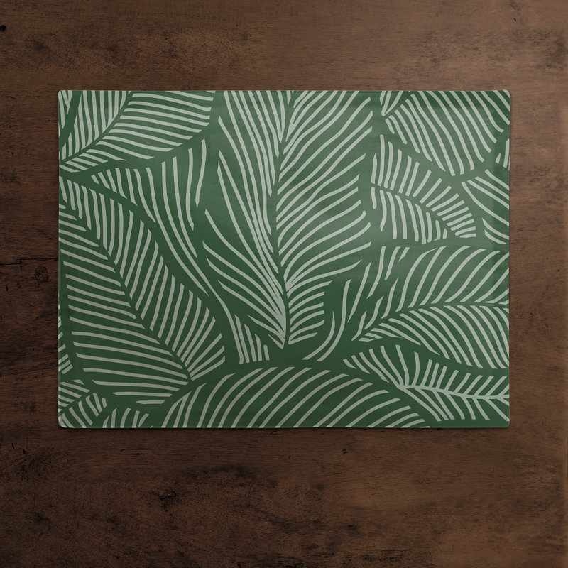Napperon Dense Leaves 2, Vert