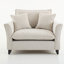 Fauteuil surdimensionné, fauteuil confortable et demi-canapé simple-118543352