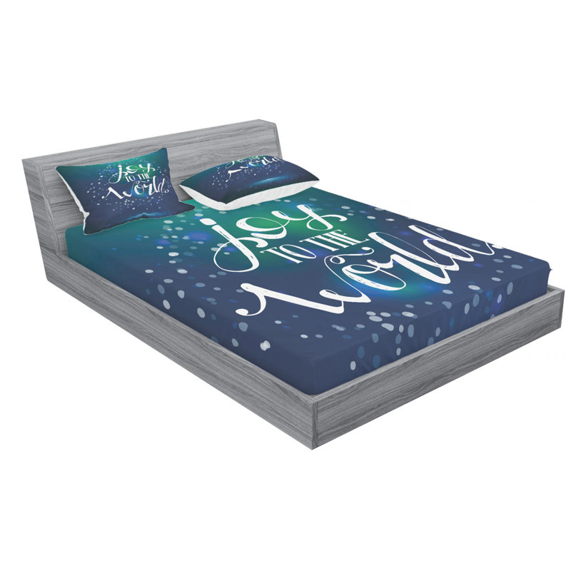 Microfiber Sheet Set, Queen Sheet Set with Fitted Sheet
