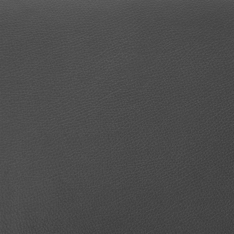 Tabouret de bar ou de comptoir pivotant avec repose-pieds Aurea, Similicuir gris