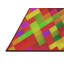 Tapis jaune/vert/rouge tissé à la machine-665411183