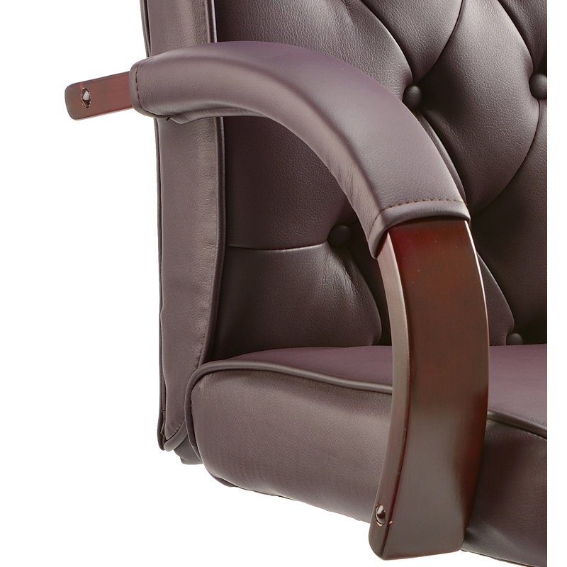 Brayden Studio Executive Chair, Burgundy