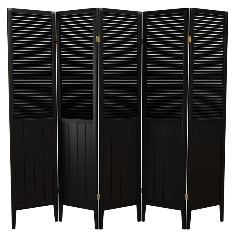 Cloison pliante Sanson, 5, Noir
