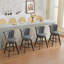 Tabouret de comptoir pivotant en velours 25,2 po (ensemble de 4)-1841849213-1841849215
