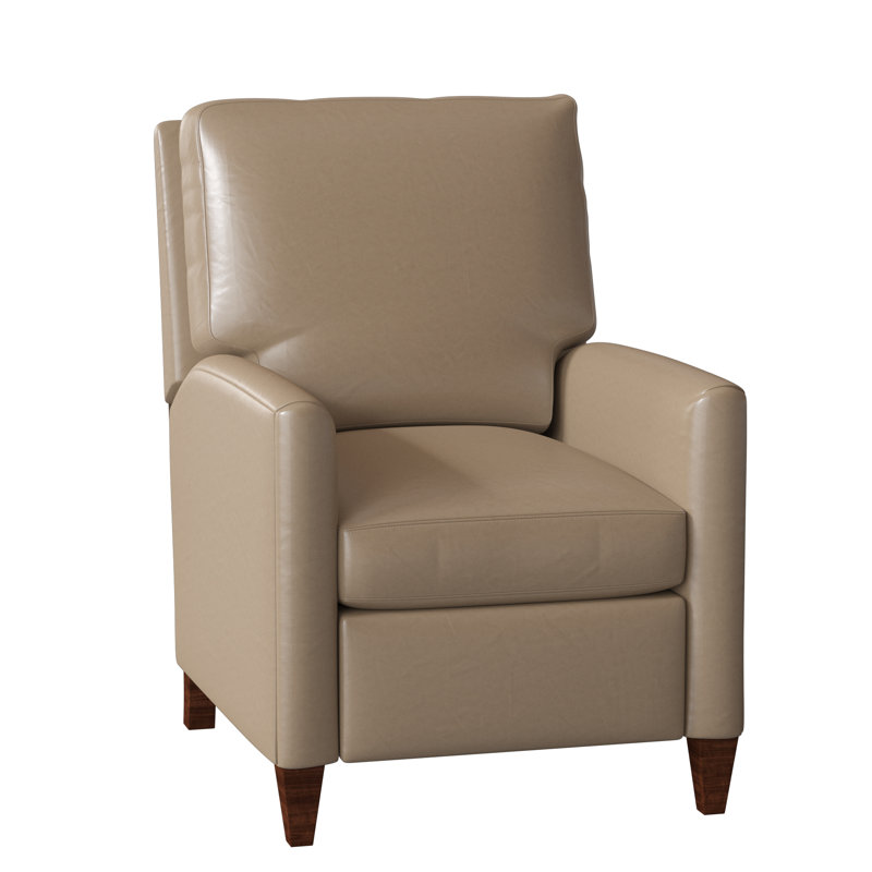 Charlotte Recliner, Manual, Mahogany, Outsider Raven Genuine Leather