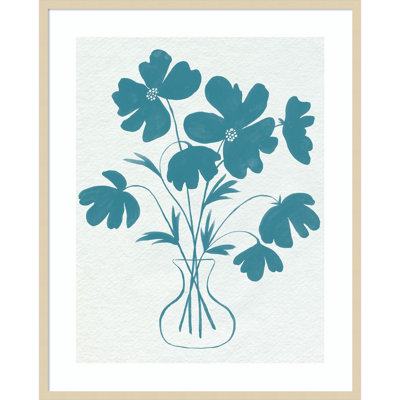 Elementary Arrangement II by Grace Popp Wood Framed Wall Art Print