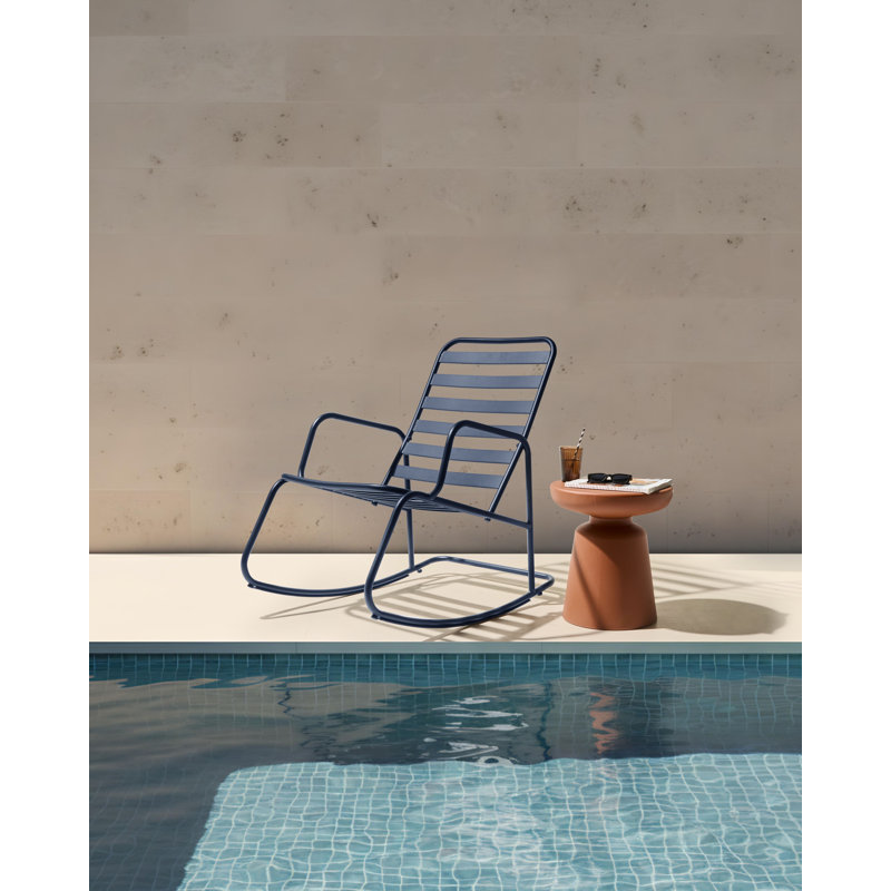Aluminium Rocking Chair, Black