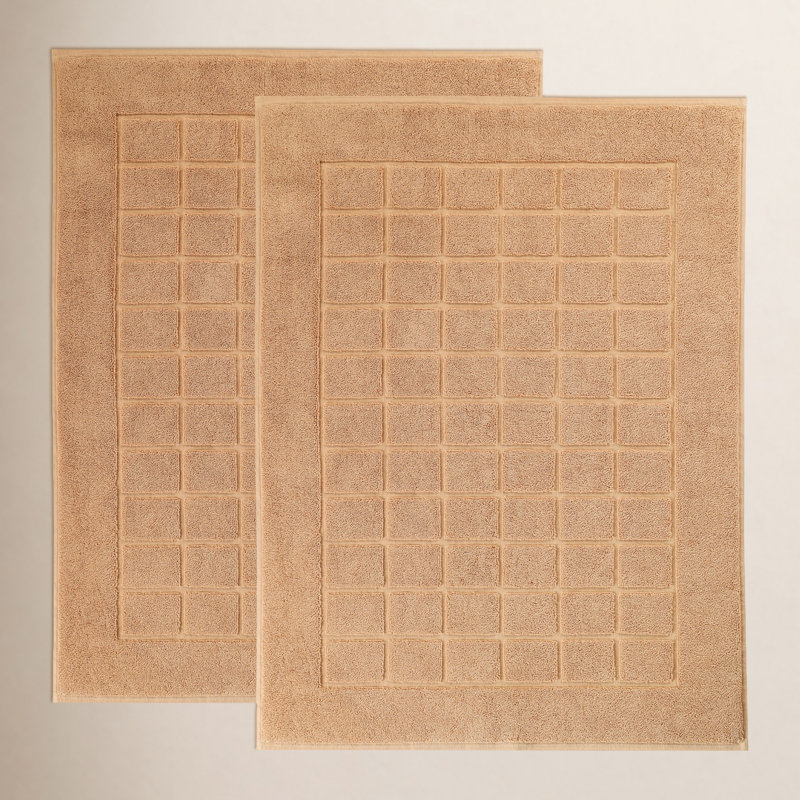 Ensemble de tapis de bain 2 pièces Nora, Rouille