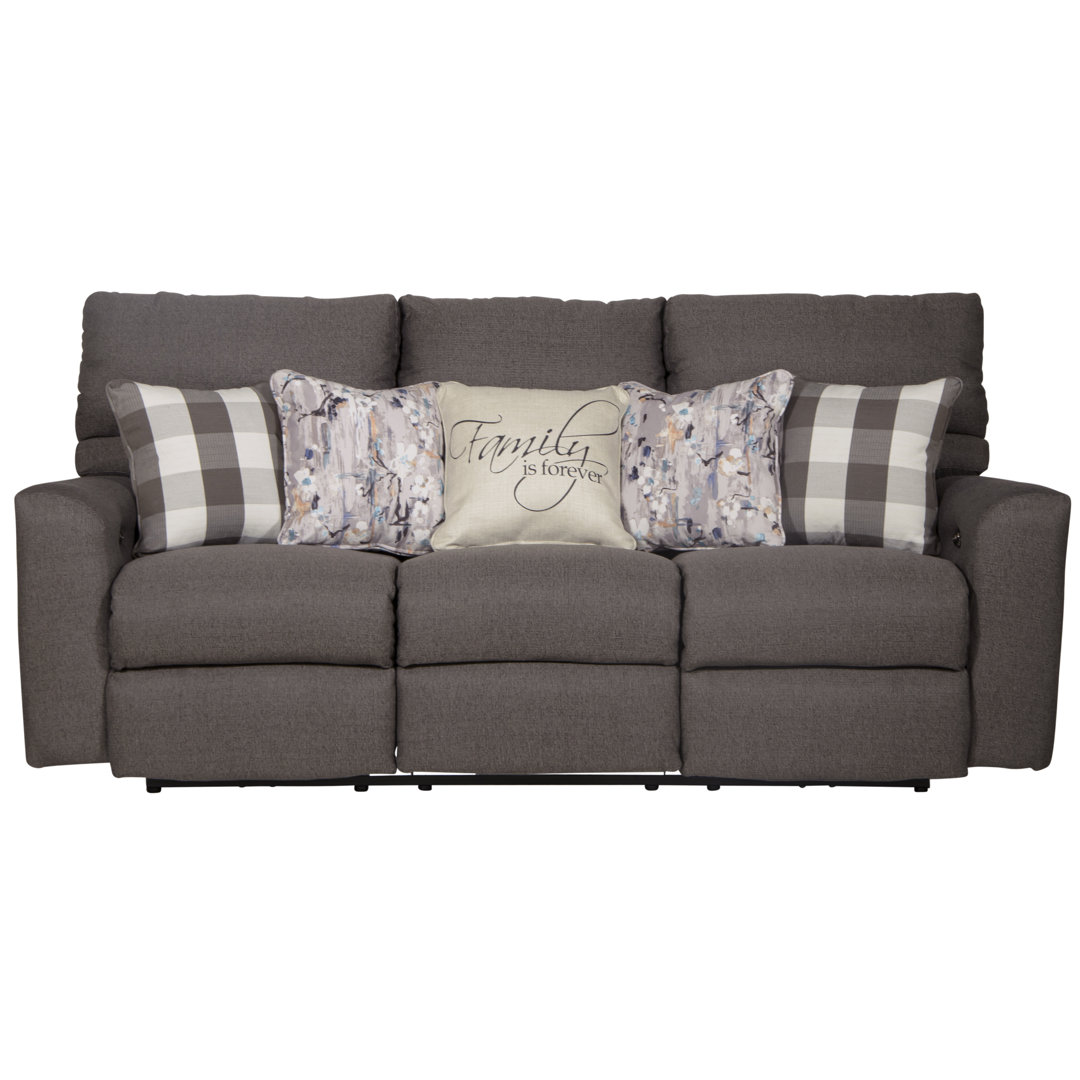 Ardele 86'' Upholstered Power Reclining Sofa with Power Adjustable Headrest Wade Logan® 