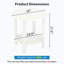 Table d'appoint ronde extérieure Adirondack, table de patio en PEHD résistante aux intempéries avec tablette de rangement-1159083385
