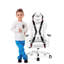 DIABLO CHAIRS White/Black Executive Chair with Wheels