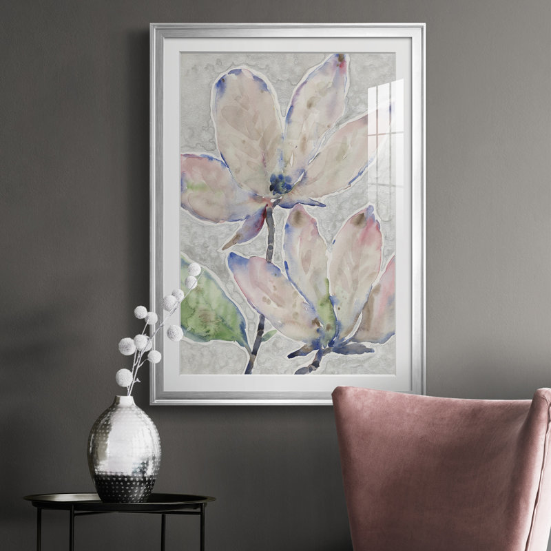 Blossom " Blossom Study II ", Chrome, 30.5" H x 22.5" W x 1" D