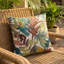 Coussin décoratif fait main baies Tudor-15824634