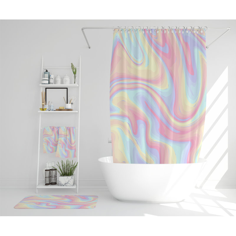 Natrell Polyester Shower Curtain Set