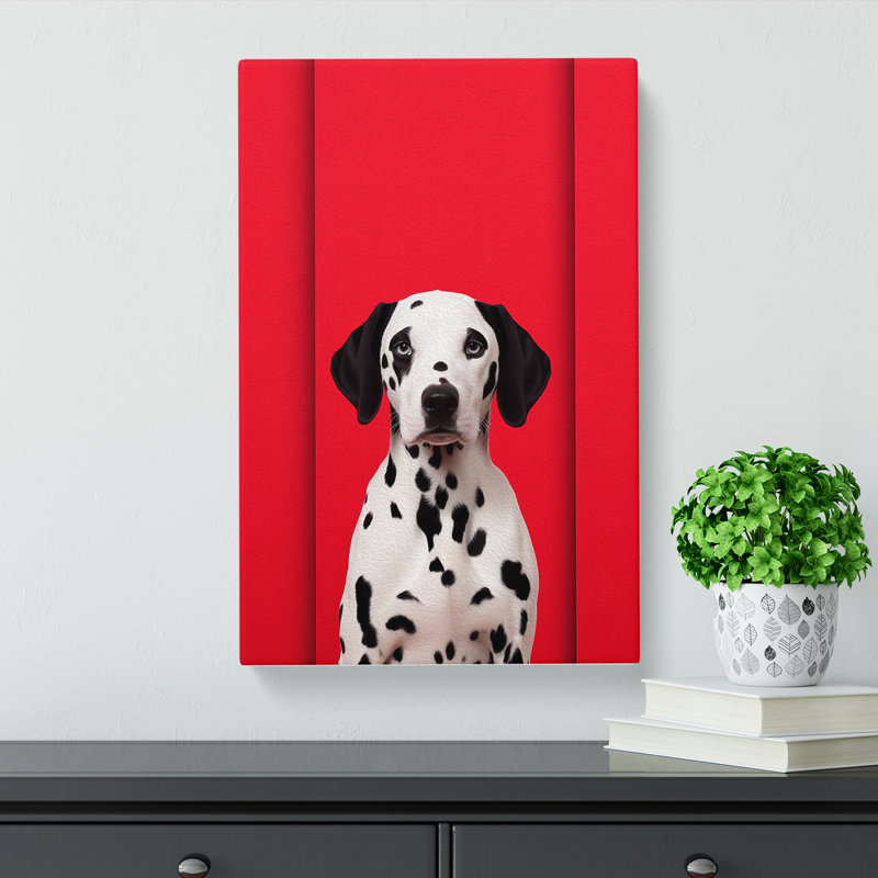 Dalmation Minimalism - Wrapped Canvas, 76cm H x 50cm W x 3cm D