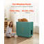 Enceinte pour litière 31,5 po - vert foncé caché | Toilette d'intérieur en bois pour chat (double porte + trous d'aération) | 36,23 po x 23,82 po x 5,91 po, multifonctionnel (table de bout / d'appoint) | Convient au salon / chambre à coucher | Toilette pour chat indispensable
