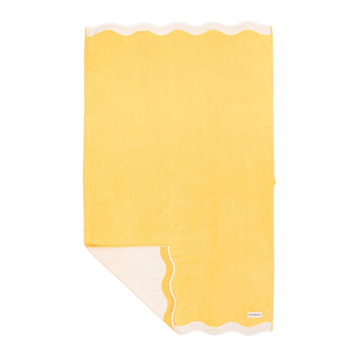 Cotton Terrycloth Beach Towel, Rivie Mimosa