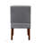 Fabric Accent Chair Set Of 2 With Round Wood Table
