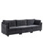 Canapé profond en chenille 3 places-2117282369