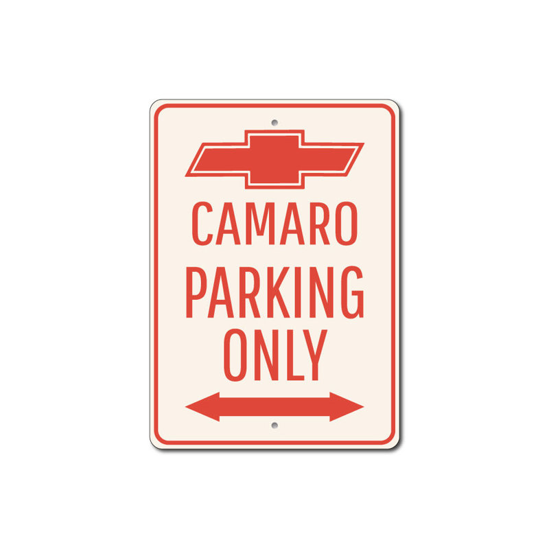 Enseigne en aluminium Camaro, H 18 po x l 12 po x P 0,06 po