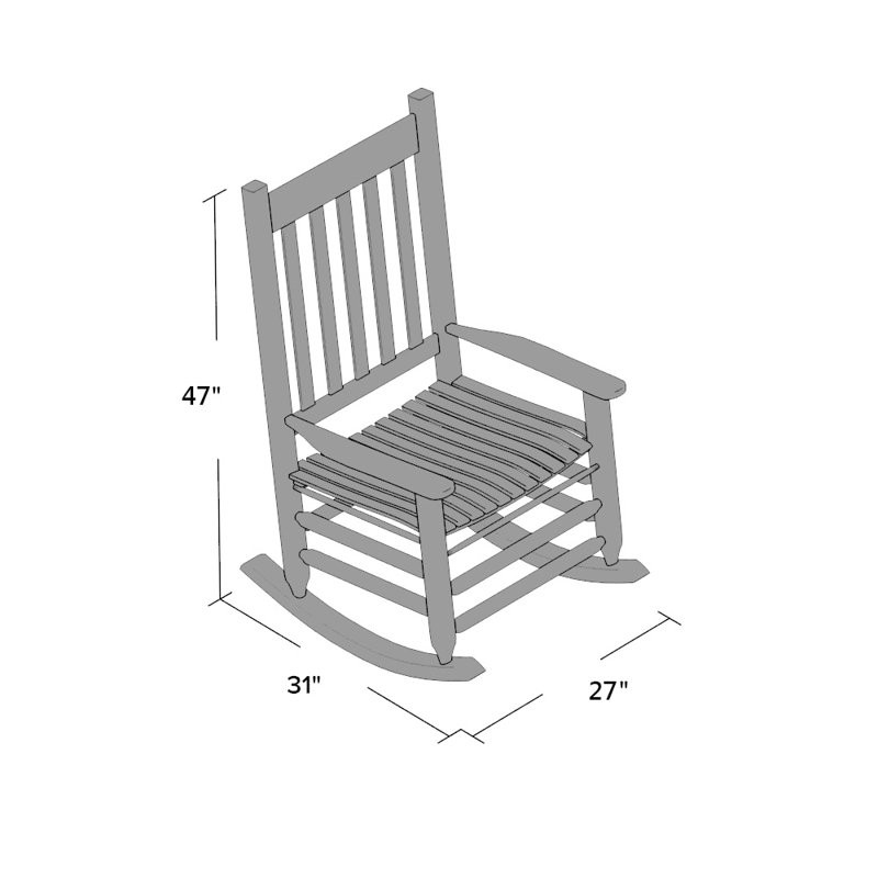 Chaise en bois massif avec coussins Plantation, Érable, Standard