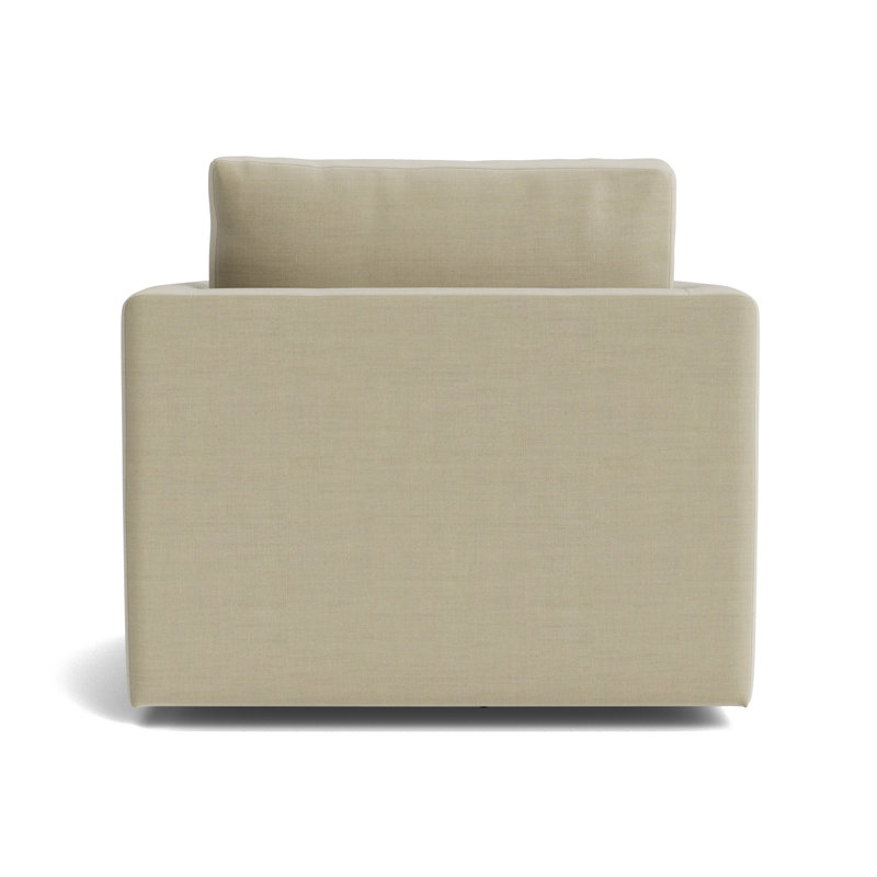 Haywood Full Swivel Chair, Performance Linen - Flax