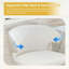 Chaise de bar rotative moderne réglable avec dossier et hauteur réglable (2 pièces)-2141448146-2141448157