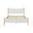 Rowtag Agapita Upholstered Boucle Solid Wood Platform Bed-2109758912-2104136013