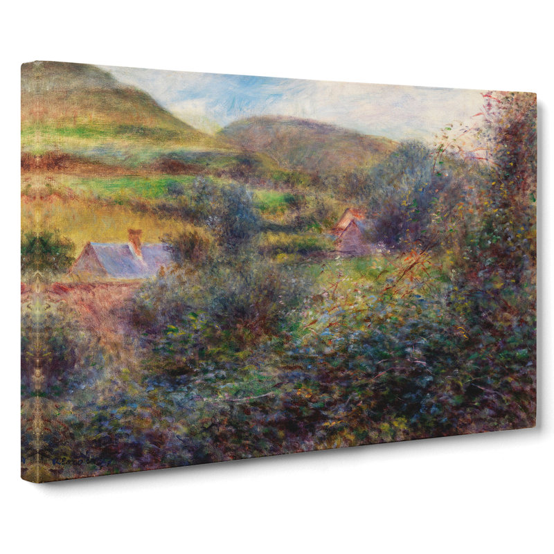 Environs Of Berneval by Pierre-Auguste Renoir - Wrapped Canvas, 35cm H x 50cm W x 3cm D