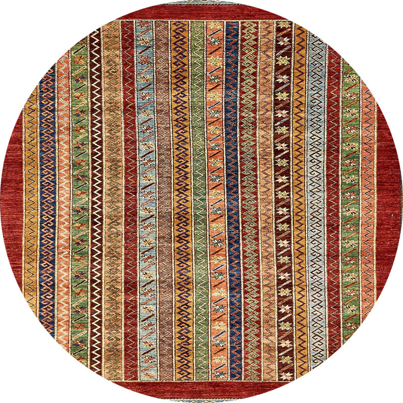 Abstract Indoor Rug, Round 3'