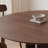 Black walnut solid wood round dining table-27848565