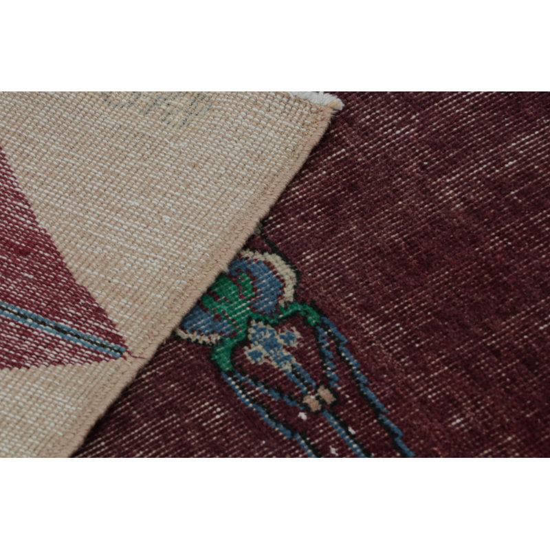 One-of-a-Kind 4'2" X 14'5" Hand Knotted Area Rug