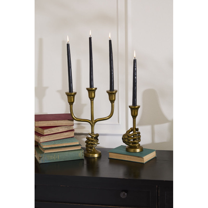 Skeleton Candelabra 10.5"x 4"x 14.25"