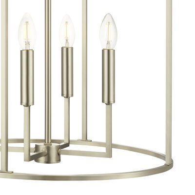 Keldric 4-Light Pendant in Brushed Nickel