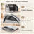 Foldable Pet Car Seat Carrier – 19.7" Soft-Sided Dog Car Crate with Breathable Mesh, Seatbelt & Headrest Straps, 3 Access Doors, Removable Washable Mat, for Cats & Small to Medium Dogs (Grey / Beige)-135348840