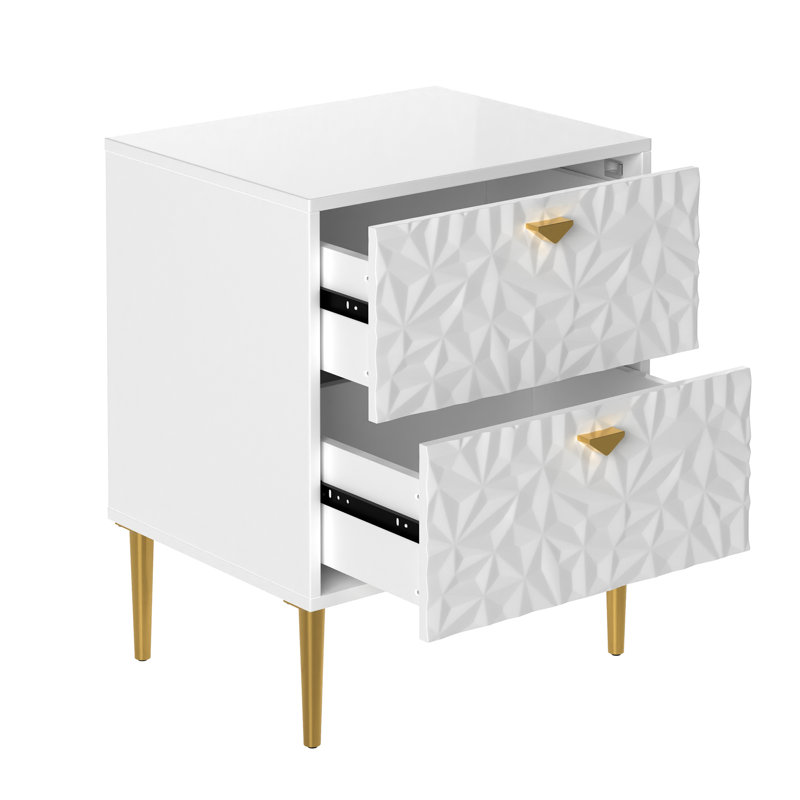 Baity 19.69'' W Nightstand, White