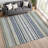 Machine Washable Indoor/Outdoor Chantille ACN2823 Stripes Rug-686625701-686625694