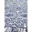 Tapis bleu marine / blanc 9 pi x 11 pi 10 po Feraghan