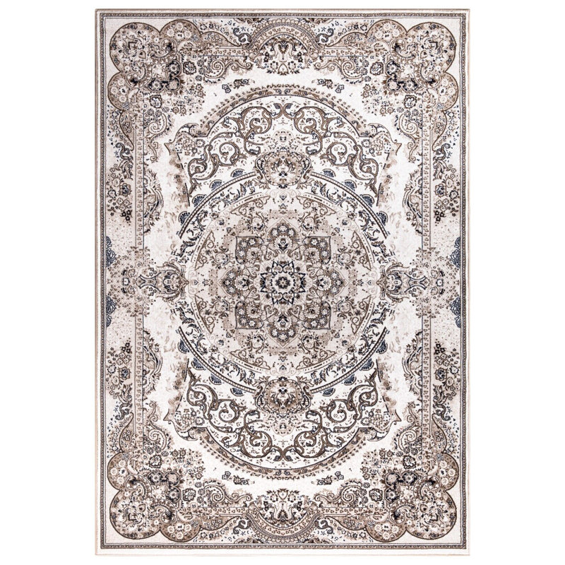 Carlicia Floral 120cm X 170cm Area Rug Set