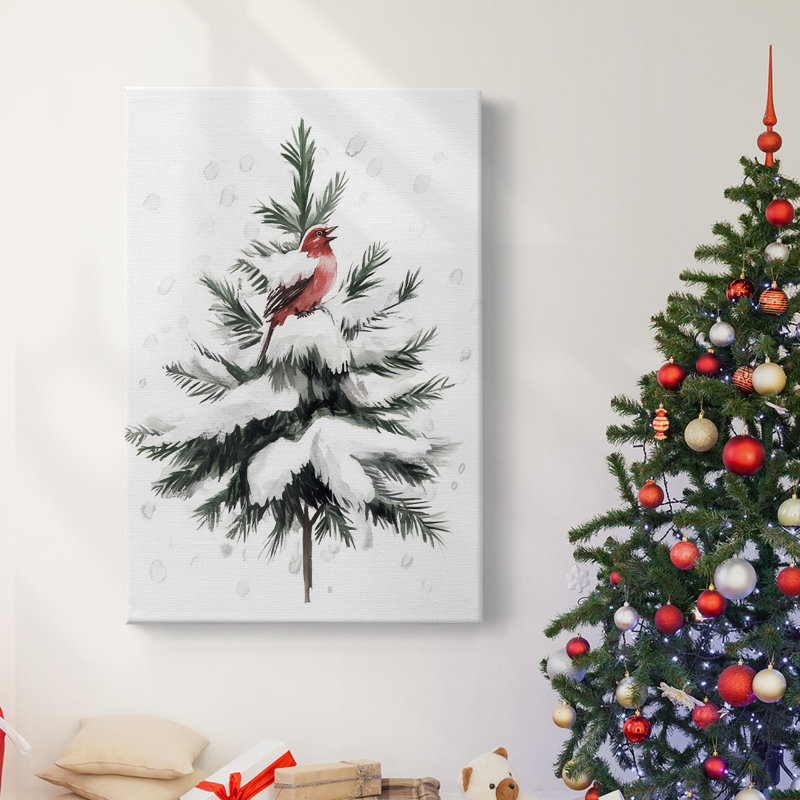 Art des Fêtes de Noël - Toile tendue avec châssis CD XXXIV, H 27 po x l 18 po