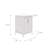 Elizabeth 24" Carrara White Marble Countertop Bath Vanitywith Mirror-1387599843
