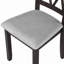 Ensemble de table de salle à manger pliable pour petit espace, ensemble de salle à manger extensible 5 pièces de style maison de campagne, ensemble de petite table de cuisine avec table à abattant et 4 chaises de salle à manger rembourrées