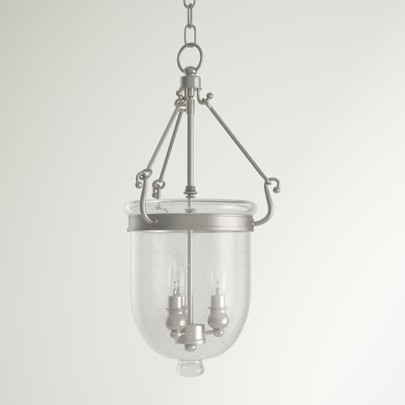 Husman 3 - Light Pendant, 20" H x 10" W x 10" D, Brushed Nickel