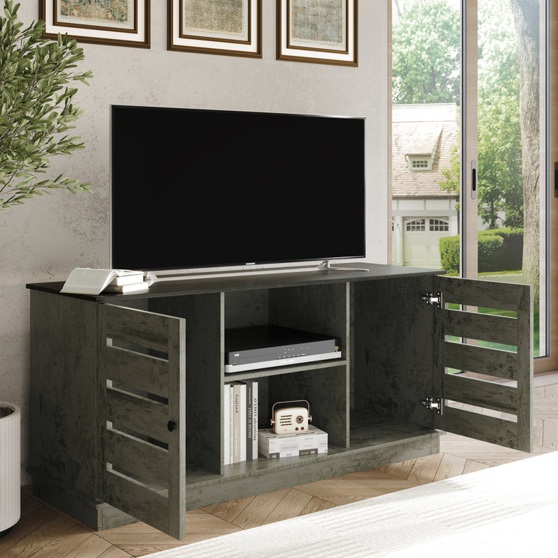 Crédence de rangement l 15,76 po Abbriella, Chêne
