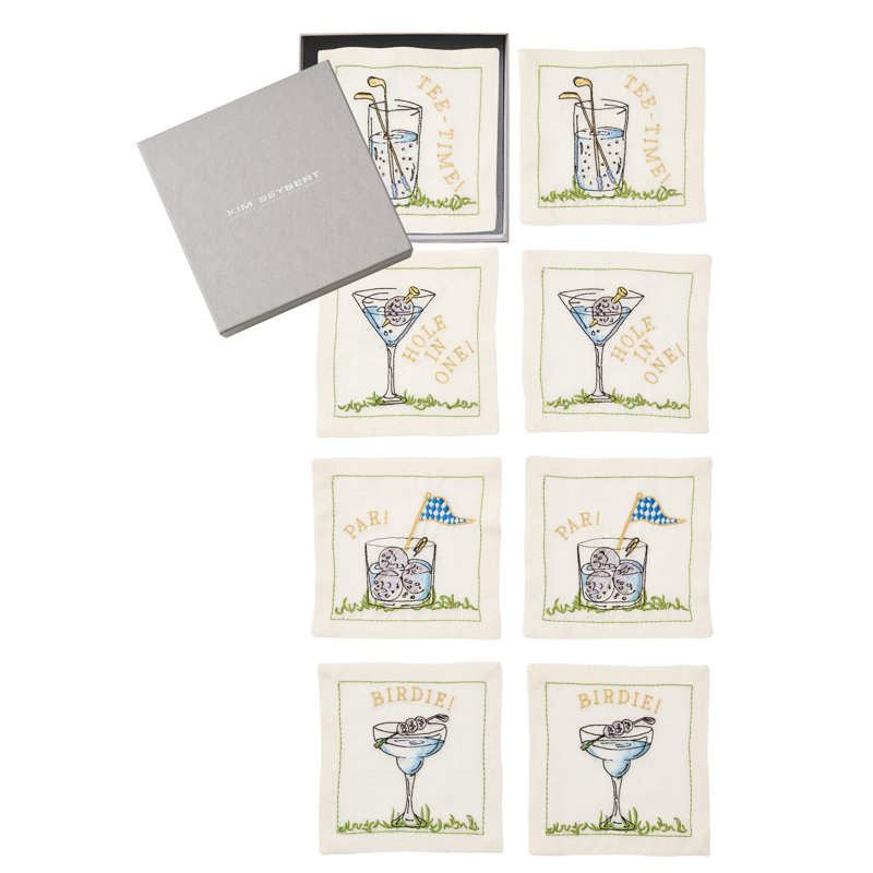 Tee Time Cocktail Napkin Set