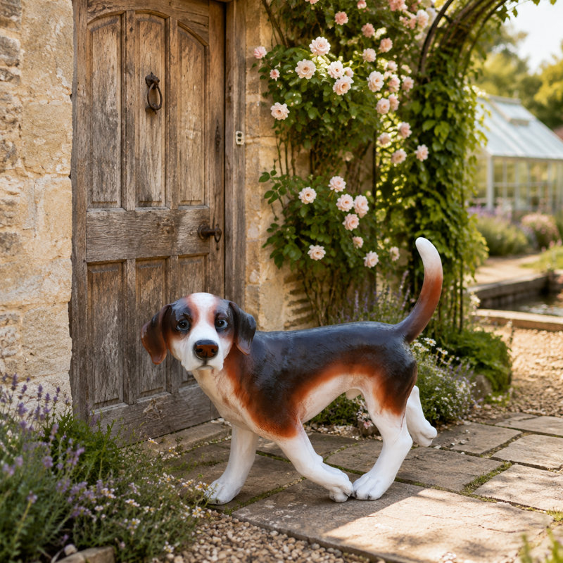 Statue de jardin 16,9 po Beagle